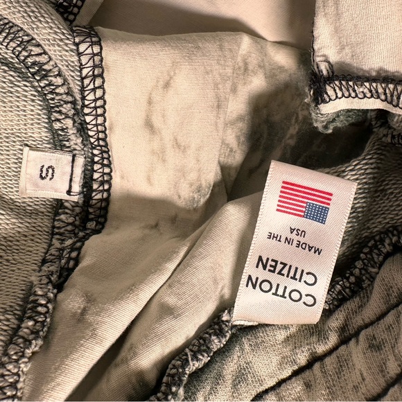 Cotton Citizen Olive Tie-Dye Joggers - Picture 7 of 7